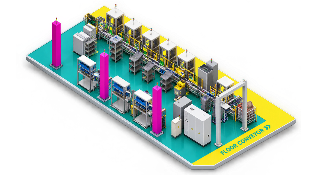 Cell To Pack Assembly Line